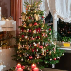 Sapin De Noël Naturel Nordmann 125/ 150 Cm Livré Avec Sa Bûche -Tigeobleu Soldes Magasin ado 100707 3 scaled